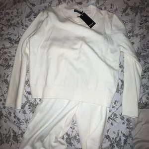 White Sweater Set
